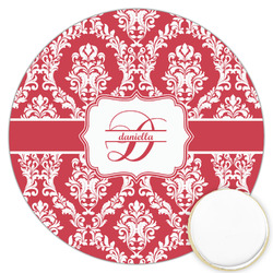 Damask Printed Cookie Topper - 3.25" (Personalized)