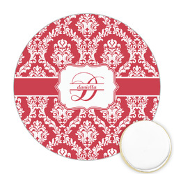 Damask Printed Cookie Topper - 2.5" (Personalized)