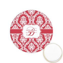 Damask Printed Cookie Topper - 1.25" (Personalized)