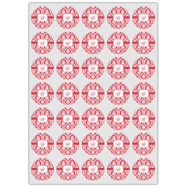 Damask Icing Circle - XSmall - Set of 35