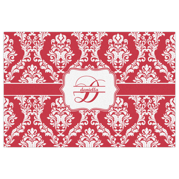 Damask Indoor / Outdoor Rug - 2'x3' - Front Flat