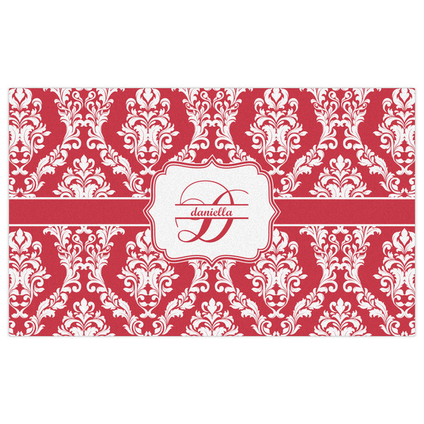 Damask Indoor / Outdoor Rug - 3'x5' - Front Flat