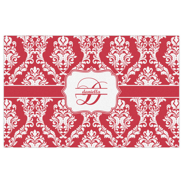 Damask Indoor / Outdoor Rug - 5'x8' - Front Flat