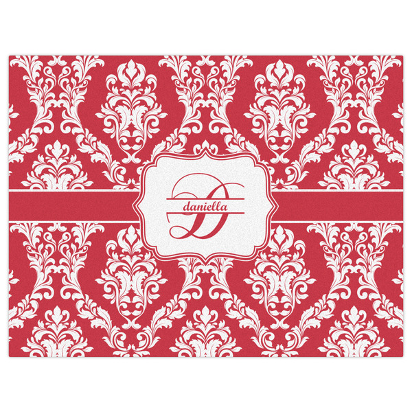 Damask Indoor / Outdoor Rug - 6'x8' - Front Flat