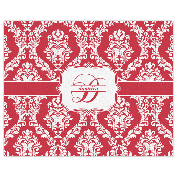 Damask Indoor / Outdoor Rug - 8'x10' - Front Flat