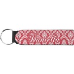 Damask Neoprene Keychain Fob (Personalized)