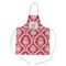 Damask Kid's Apron w/ Name and Initial