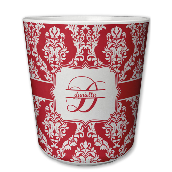 Custom Damask Plastic Tumbler 6oz (Personalized)