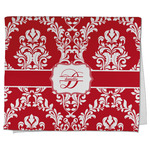 Damask Kitchen Towel - Poly Cotton w/ Name and Initial