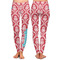 Damask Ladies Leggings - Front and Back
