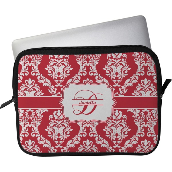 Custom Damask Laptop Sleeve / Case - 13" (Personalized)