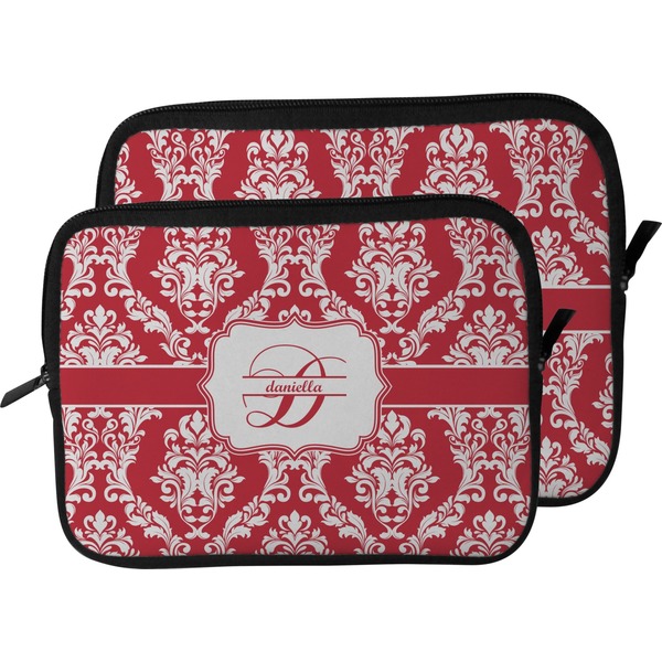 Damask Laptop Sleeve (Size Comparison)