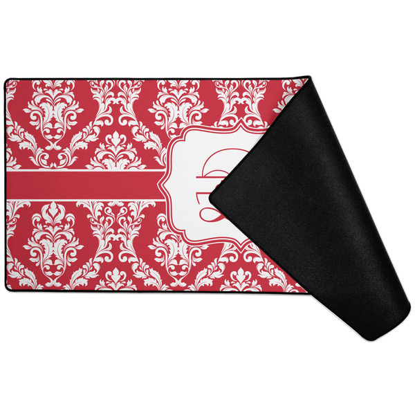 Damask Large Gaming Mats - FRONT W/ FOLD