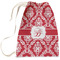 Damask Large Laundry Bag - Front View