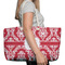 Damask Large Rope Tote Bag - In Context View