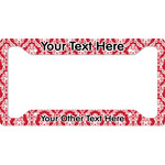 Damask License Plate Frame (Personalized)