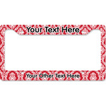 Damask License Plate Frame - Style B (Personalized)
