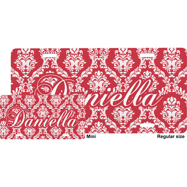 Damask License Plate (Sizes)
