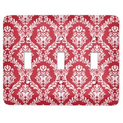 Damask Light Switch Cover (3 Toggle Plate)