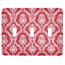 Damask Light Switch Cover (3 Toggle Plate)
