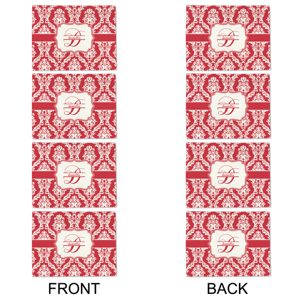 Damask Linen Placemat - APPROVAL Set of 4 (double sided)