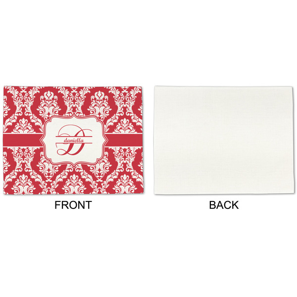 Damask Linen Placemat - APPROVAL Single (single sided)