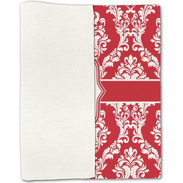 Damask Linen Placemat - Folded Half