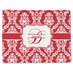 Damask Single-Sided Linen Placemat - Single w/ Name and Initial