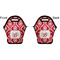 Damask Lunch Bag - Front and Back