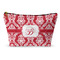 Damask Makeup Bag - Large - 12.5"x7" (Personalized)
