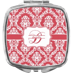 Damask Compact Makeup Mirror (Personalized)