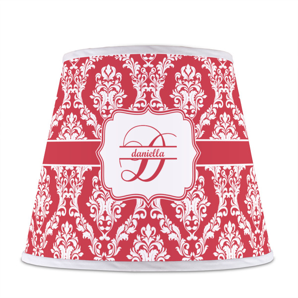 Damask Poly Film Empire Lampshade - Front View