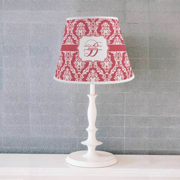 Damask Poly Film Empire Lampshade - Lifestyle