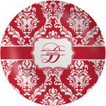 Damask Melamine Plate (Personalized)