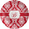Damask Melamine Plate (Personalized)