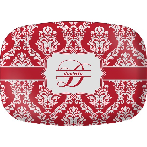 Custom Damask Melamine Platter (Personalized)