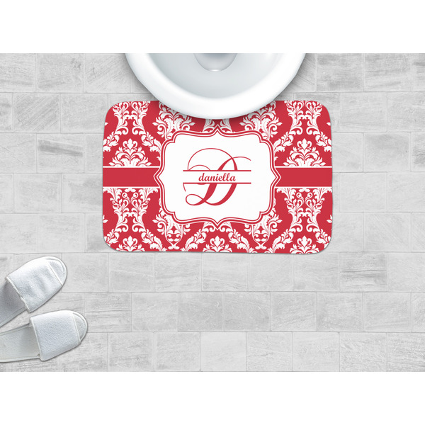 Damask Memory Foam Bath Mat - LIFESTYLE
