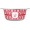Damask Stainless Steel Dog Bowl - Medium (Personalized)