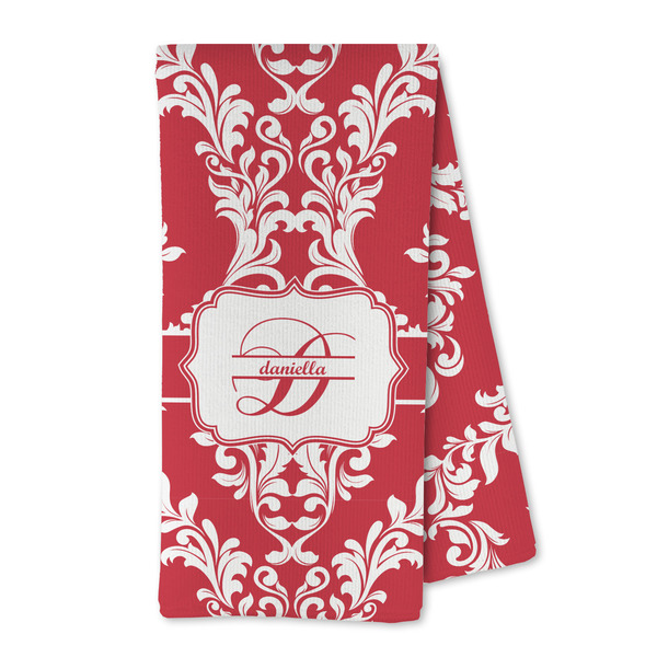 Custom Damask Kitchen Towel - Microfiber (Personalized)