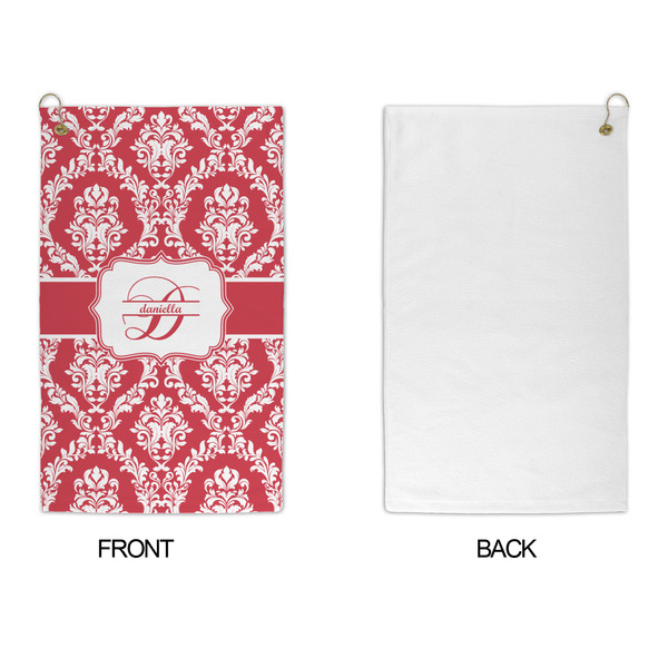 Damask Microfiber Golf Towels - APPROVAL