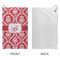 Damask Microfiber Golf Towels - Small - APPROVAL