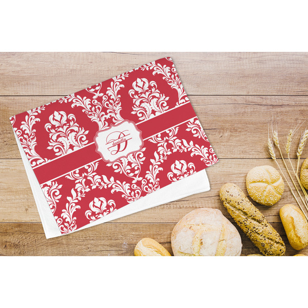 Damask Microfiber Kitchen Towel - LIFESTYLE