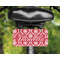 Damask Mini License Plate on Bicycle - LIFESTYLE Two holes