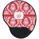 Damask Mouse Pad with Wrist Support