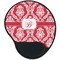 Damask Mouse Pad with Wrist Support - Main