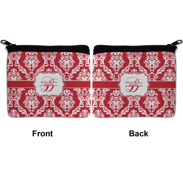 Damask Neoprene Coin Purse - Front & Back (APPROVAL)