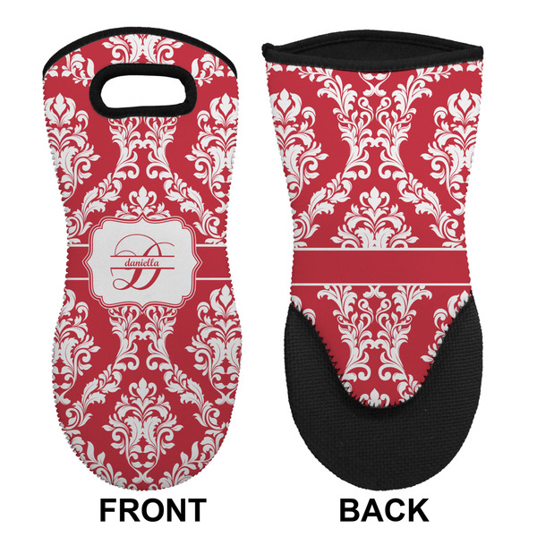 Damask Neoprene Oven Mitt (Front & Back)
