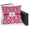 Damask Outdoor Pillow (Personalized)