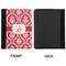 Damask Padfolio Clipboards - Small - APPROVAL