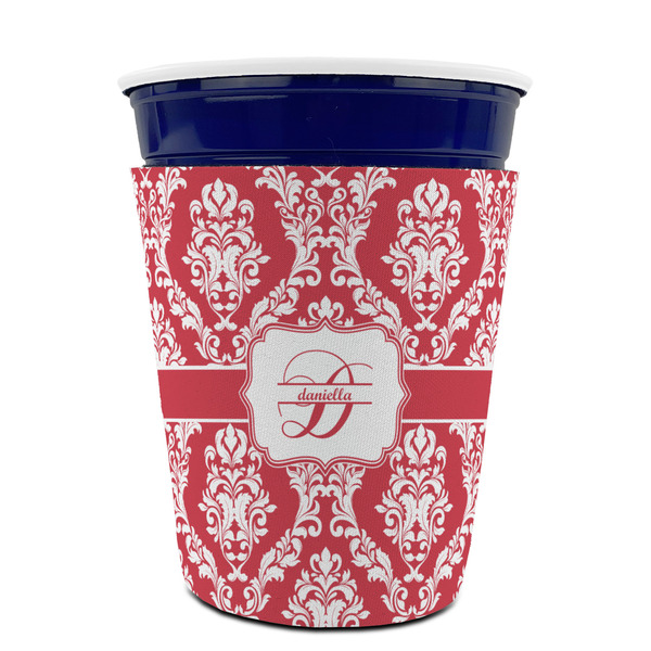 Damask Party Cup Sleeves - without bottom - FRONT (on cup)